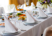 China and Flatware Rentals from La Crosse Tent and Awning